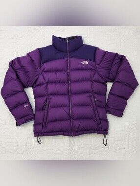 ​The North Face 700 Nuptse Puffer Jacket Women's Medium Purple Down Winter Coat.